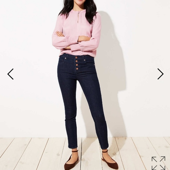 LOFT Denim - Loft modern skinny button fly jeans